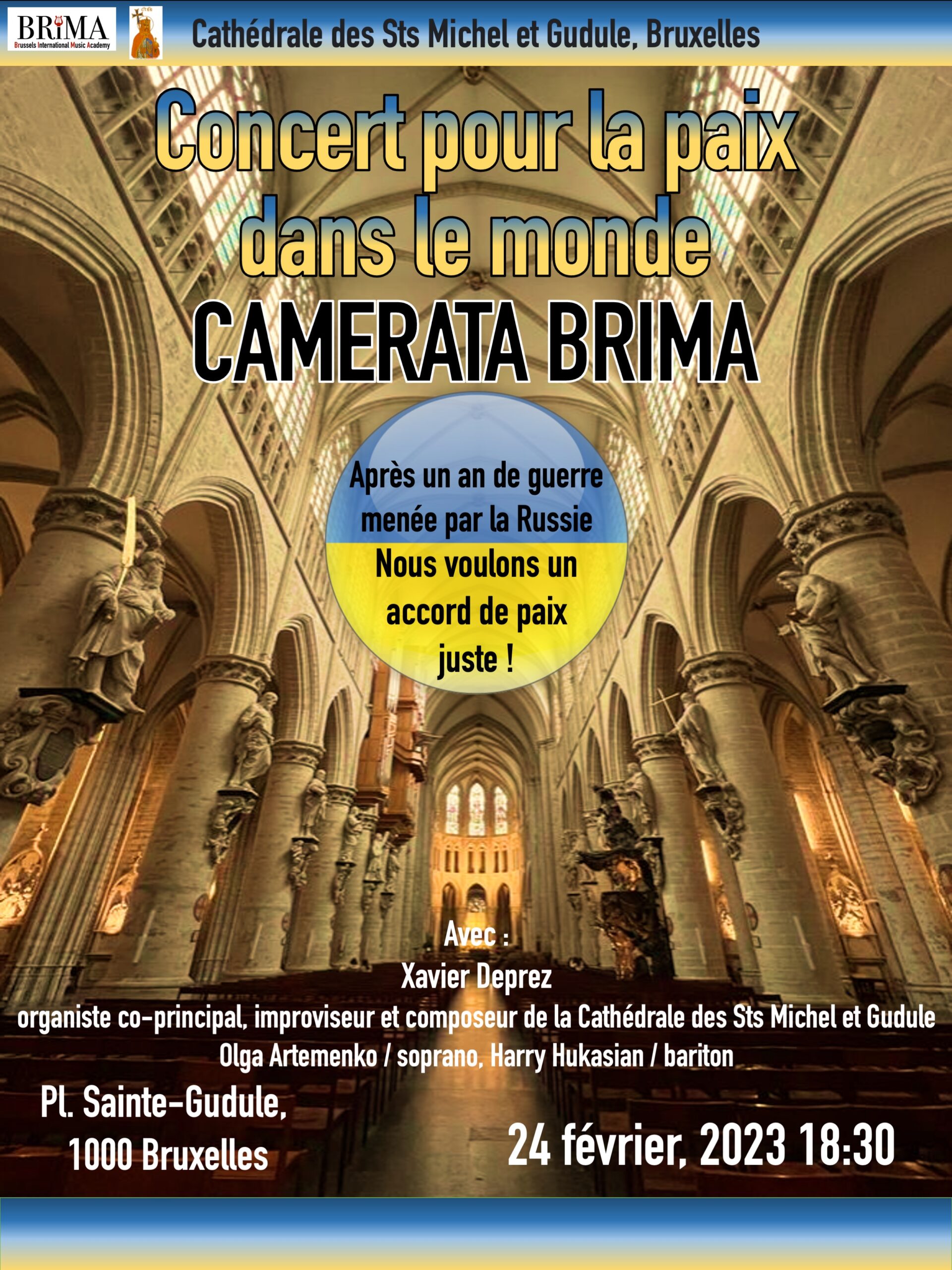 24 02 2023 Camerata Brima Cathédrale Des Sts Michel Et Gudulevers